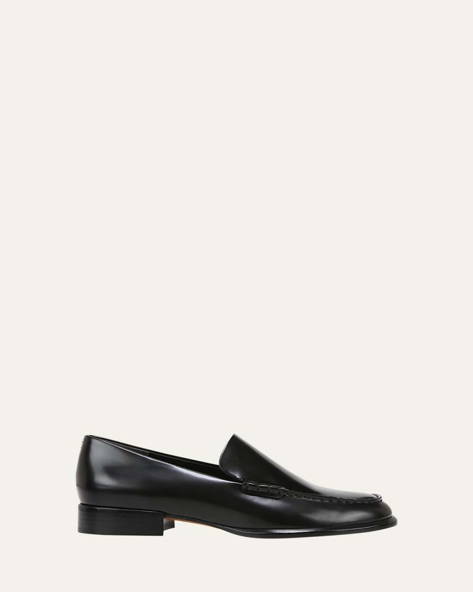 Naomi Sleek Leather Loafers